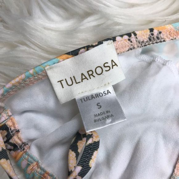 Tularosa floral triangle string bikini top small - Picture 7 of 7